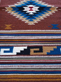 Zapotec Handwoven Wool Rug; 22"x44"; Z125-5