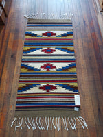 Zapotec Handwoven Wool Rug; 22"x44"; Z125-3