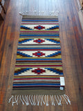 Zapotec Handwoven Wool Rug; 22"x44"; Z125-3