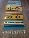 Zapotec Handwoven Wool Rug; 30"x60"; Z217-3