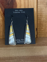 Navajo Handcrafted Bumblebee Jasper Earrings