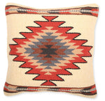 Southwest Design Wool Throw Pillow; MAYAPC-3