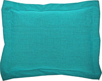 Teal Pillow Sham; Standard Size