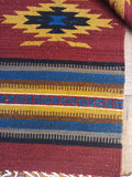 Zapotec Handwoven Wool Runner; 15"x80"; Z23-5
