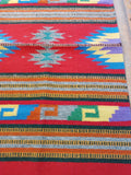 Zapotec Handwoven Wool Rug; 22"x44"; ZP4-8