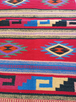 Zapotec Handwoven Wool Rug; 22"x44"; ZP4-13