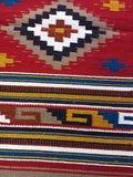 Zapotec Handwoven Wool Rug; 22"x44"; Z4-11