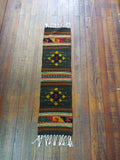 Zapotec Handwoven Wool Runner; 10"x40"; ZP13-7