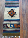 Zapotec Handwoven Wool Runner; 10"x40"; ZP13-2