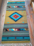 Zapotec Handwoven Wool Rug; 30"x60"; ZP28-7