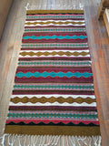 Zapotec Handwoven Wool Rug; 30"x60"; ZP28-1