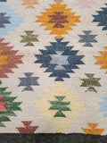 Handwoven Wool Rug; 4'x6'; W4x6-4