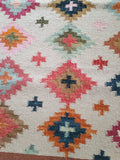 Handwoven Wool Rug; 3'x5'; W3x5-1