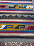Zapotec Handwoven Wool Rug; 22"x44"; Z4-2