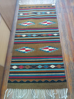Zapotec Handwoven Wool Rug; 30"x60"; ZAP9-3-12