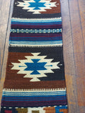 Zapotec Handwoven Wool Runner; 10"x40"; ZAP15-3
