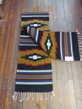 Zapotec Handwoven Wool Runner; 15"x80"; Z23-7