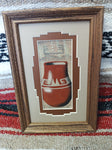 Navajo Sand Painting by Herman Tyler Jr; 6"x9"; SP17-G