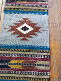 Zapotec Handwoven Wool Runner; 10" x 40"; ZP13-4