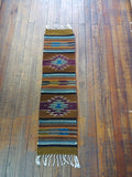 Zapotec Handwoven Wool Runner; 10"x40"; ZAP15-2