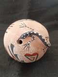 Authentic Jemez Pueblo Seed Pot; JP4-4