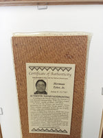 Navajo Sand Painting by Herman Tyler Jr; 6"x9"; SP17-F