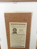 Navajo Sand Painting by Herman Tyler Jr; 6"x9"; SP17-F
