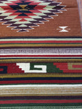 Zapotec Handwoven Wool Rug; 30"x60"; Z22-15