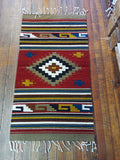 Zapotec Handwoven Wool Rug; 22"x44"; Z4-11