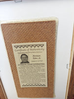 Navajo Sand Painting by Herman Tyler Jr; 6"x9"; SP17-G