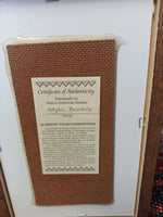 Navajo Sand Painting by Nephi Benally; 6" x9"; SP17-I