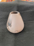Authentic Navajo Horsehair Pottery; 4" tall x 10.5" diameter; NP4-4
