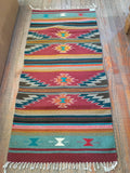 Zapotec Handwoven Wool Rug; 30"x60"; ZP28-3