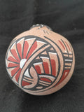 Authentic Jemez Pueblo Seed Pot; JP4-4