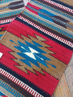 Zapotec Handwoven Wool Table Runner; 10"x40"; ZP99-7