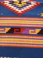 Zapotec Handwoven Wool Rug; 22"x44"; ZP4-7
