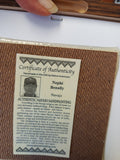 Navajo Sand Painting by Nephi Benally; 7"x7"; SP911-6