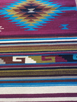 Zapotec Handwoven Wool Rug; 30"x60"; ZAP9-2-3