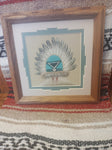 Navajo Sand Painting by Michael Watchman; 10"x10"; SP916-2