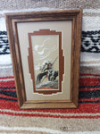 Navajo Sand Painting by Michael Watchman; 6"x9"; SP17-J