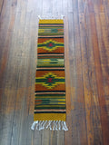 Zapotec Handwoven Wool Runner; 10"x40"; ZP13-5
