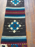 Zapotec Handwoven Wool Runner; 10"x40"; Z16-2