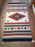 Zapotec Handwoven Wool Rug; 30"x60"; ZP8-17
