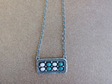 Authentic Turquoise and Pink Conch Shell Necklace; NK18-2
