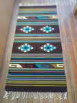 Zapotec Handwoven Wool Rug; 30"x60"; ZAP9-2-2