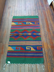 Zapotec Handwoven Wool Rug; 22"x44"; ZP4-9