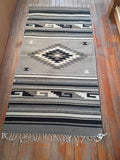 Zapotec Handwoven Wool Rug; 30"x60"; Z17-6