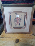 Navajo Sand Painting by Deborah Foster; 13"x13"; SP-9-6-F