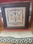 Navajo Sand Painting by Deborah Foster; 10"x10"; SP916-5