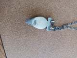 Authentic Sterling Silver and Spiny Oyster Necklace; NK18-4